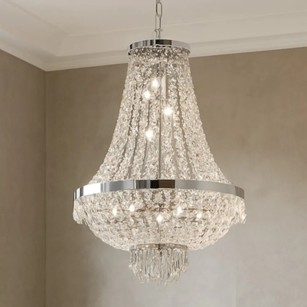 Lampadari Moderni-Ideal Lux Caesar sp9 lampadario di cristallo