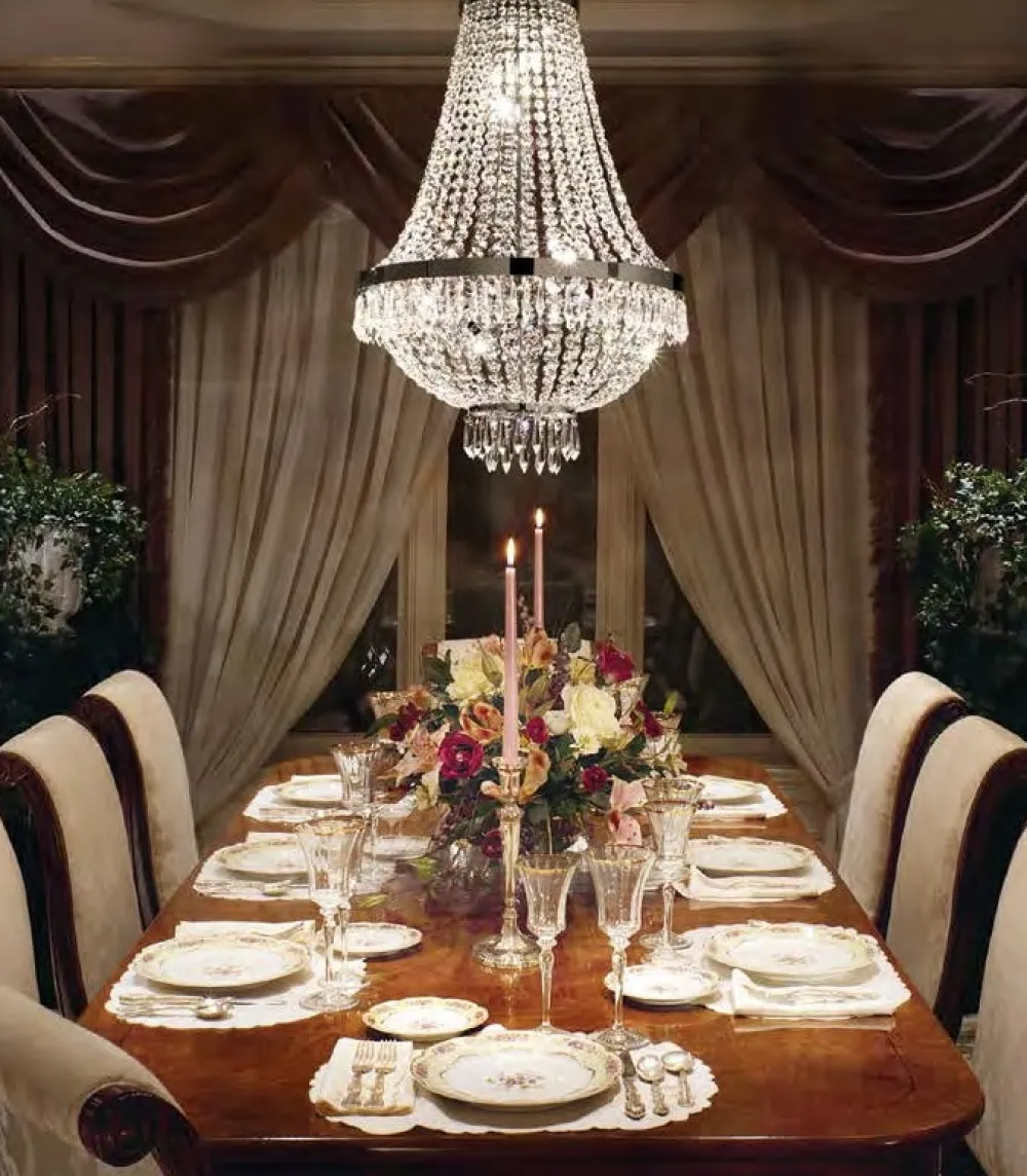 Lampadari Moderni-Ideal Lux Caesar sp9 lampadario di cristallo