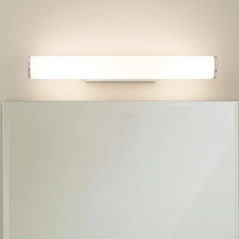 Applique Da Bagno-Ideal Lux Camerino ap3 applique per specchio bagni 52cm vetro bianco