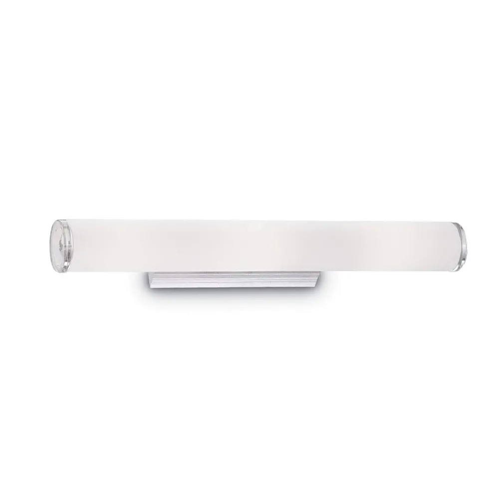 Applique Da Bagno-Ideal Lux Camerino ap3 applique per specchio bagni 52cm vetro bianco