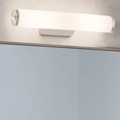 Applique Da Bagno-Ideal Lux Camerino ap2 applique specchio da bagno vetro bianco