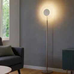 Lampade Da Terra-Ondaluce Candy pt lampada da terra moderna vetro trasparente led design