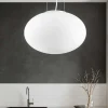 Lampadari Cucina-Ideal Lux Candy sp1 d40 lampadario sfera di vetro bianco