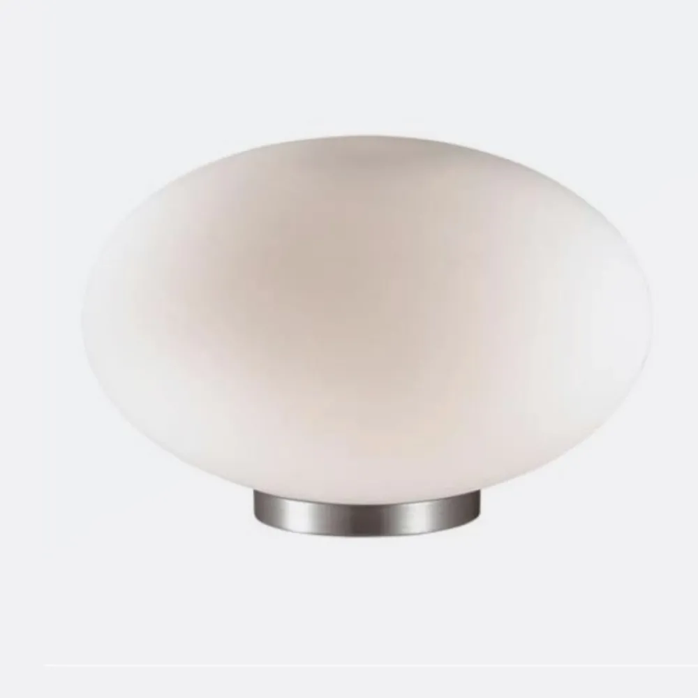 Abat Jour-Ideal Lux Candy tl1 d25 lampada da comodino sfera di vetro bianca