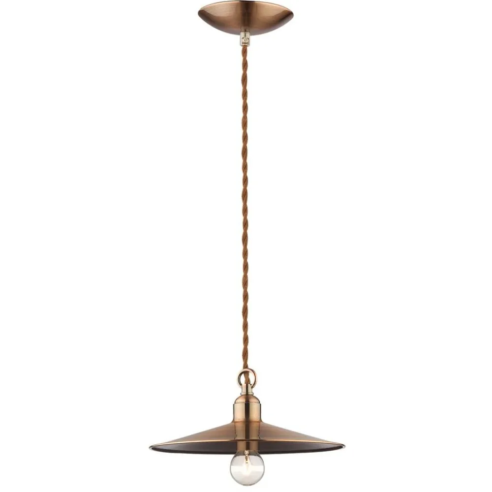 Lampadari Cucina-Ideal Lux Cantina sp1 lampadario per cucina rustico rame