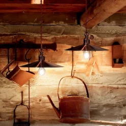 Lampadari Cucina-Ideal Lux Cantina sp1 lampadario per cucina rustico rame