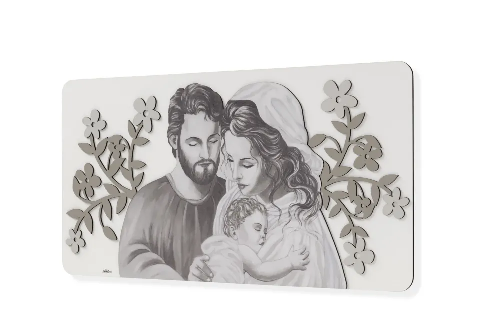 Capezzali-Selezionato da Mazzolaluce Capezzale bianco tortora grigio sacra famiglia moderna 120x60