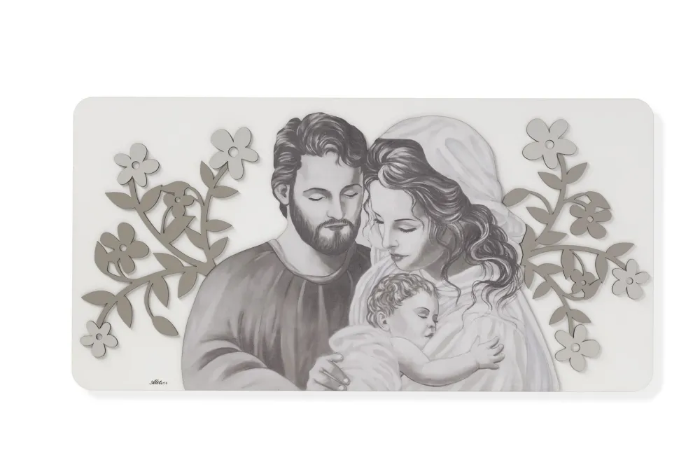 Capezzali-Selezionato da Mazzolaluce Capezzale bianco tortora grigio sacra famiglia moderna 120x60