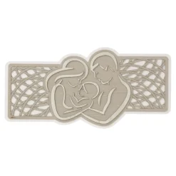 Capezzali-Selezionato da Mazzolaluce Capezzale capoletto sacra famiglia moderna 120x60 legno bianco rovere