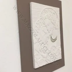 Capezzali-Bongelli Preziosi Capezzale capoletto 30x40 sacra famiglia tortora
