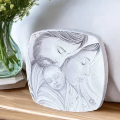 Capezzali-Selezionato da Mazzolaluce Capezzale da comodino 10x10cm sacra famiglia decoro a rilievo