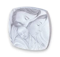 Capezzali-Selezionato da Mazzolaluce Capezzale da comodino 10x10cm sacra famiglia decoro a rilievo