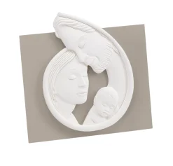 Capezzali-Selezionato da Mazzolaluce Capezzale da parete 23x23 o tavolo sacra famiglia tortora