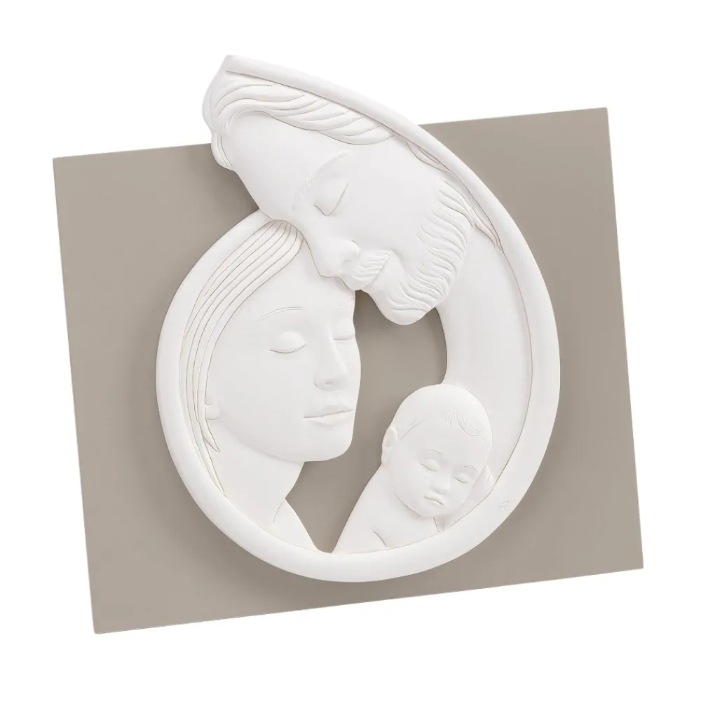 Capezzali-Selezionato da Mazzolaluce Capezzale famiglia moderna tortora 38x38 cm