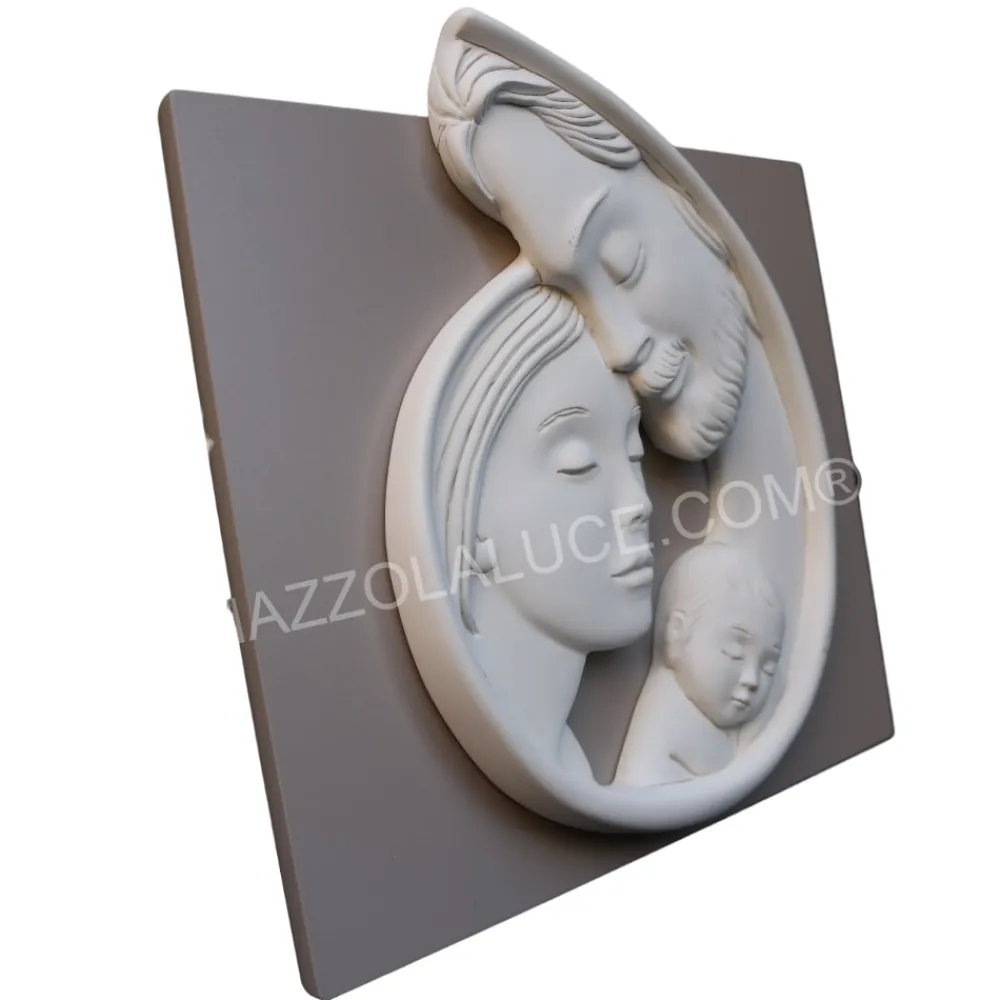 Capezzali-Selezionato da Mazzolaluce Capezzale famiglia moderna tortora 38x38 cm
