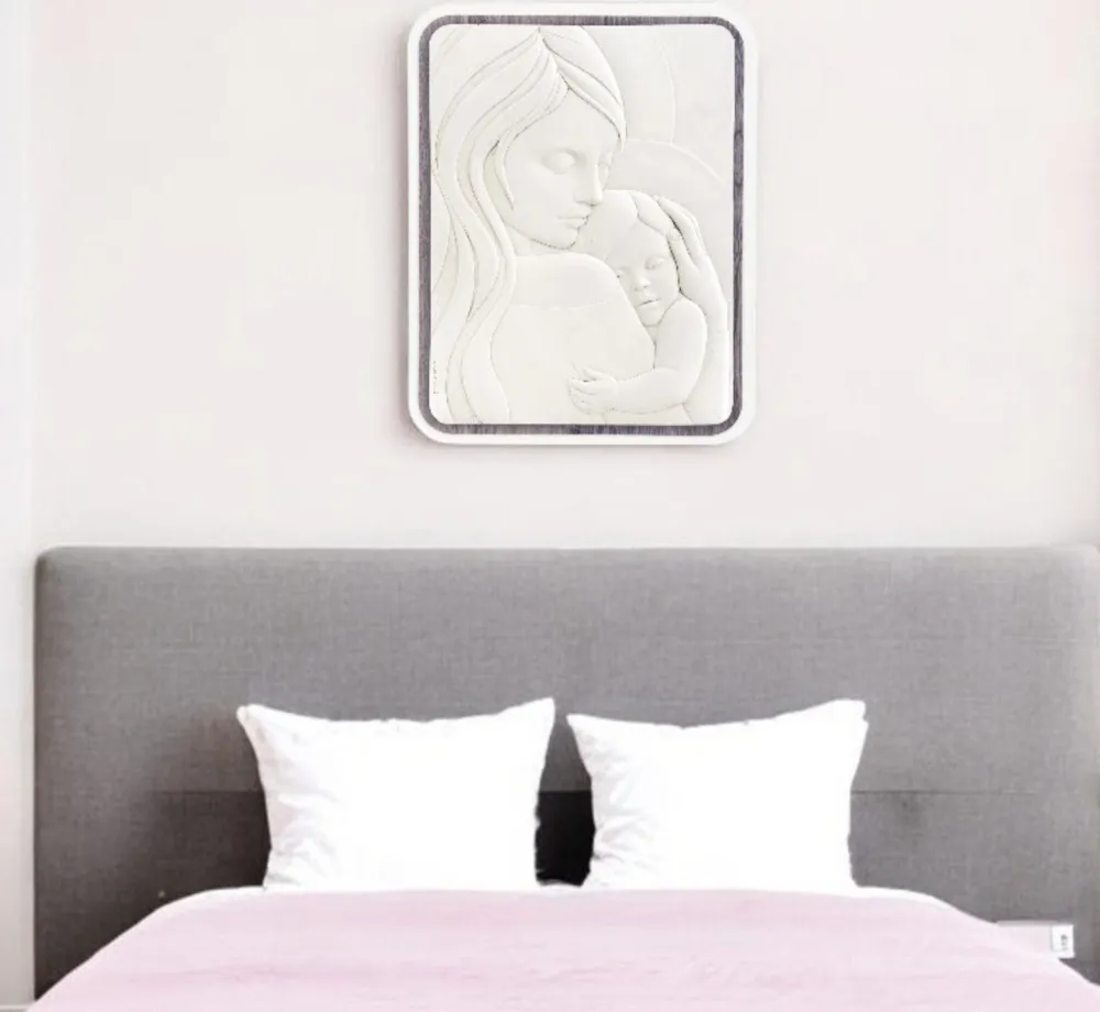 Capezzali-Bongelli Preziosi Capezzale maternita rovere 30x38 per camera da letto