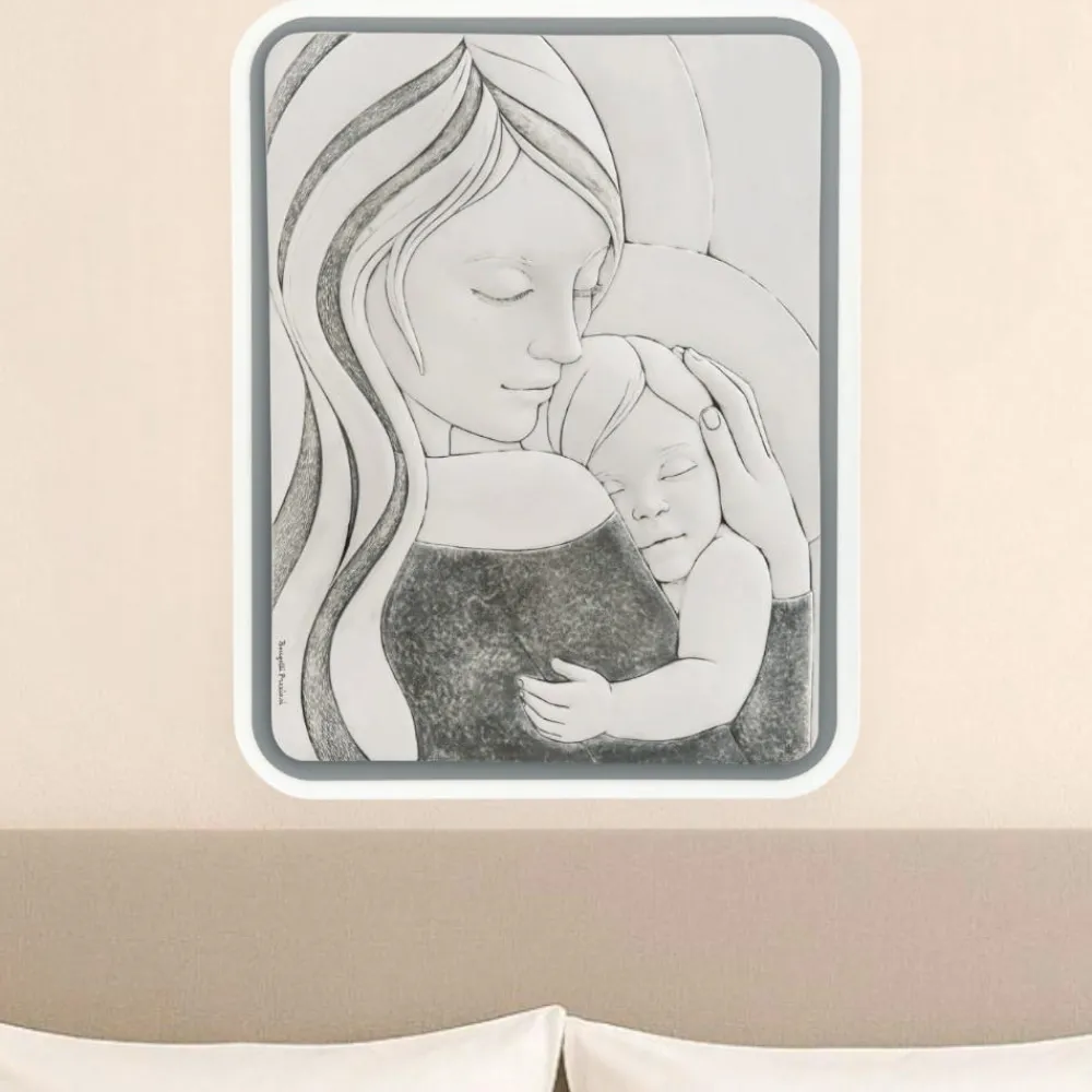Capezzali-Bongelli Preziosi Capezzale moderno maternita grigio 45x58