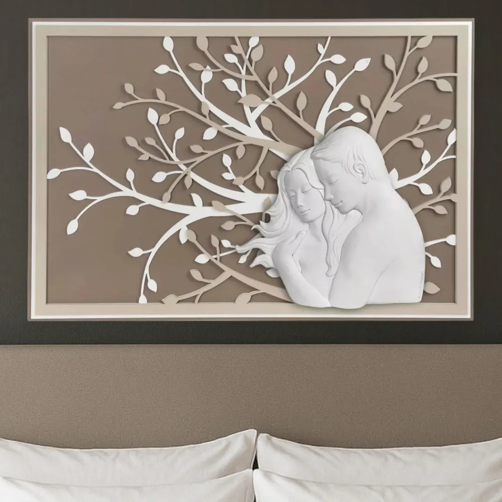 Capezzali-Bongelli Preziosi Capezzale moderno per camera da letto nocciola 70x48