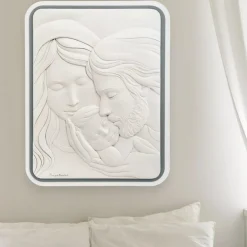 Capezzali-Bongelli Preziosi Capezzale moderno sacra famiglia 45x58 grigio