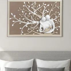 Capezzali-Bongelli Preziosi Capezzale moderno 70x48 sacra famiglia nocciola