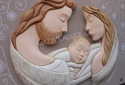 Capezzali-Selezionato da Mazzolaluce Capezzale sacra famiglia moderna 45x34 capoletto per camera da letto