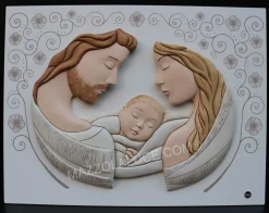 Capezzali-Selezionato da Mazzolaluce Capezzale sacra famiglia moderna 45x34 capoletto