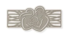 Capezzali-Selezionato da Mazzolaluce Capezzale sacra famiglia moderna 120x60 bianco tortora grigio