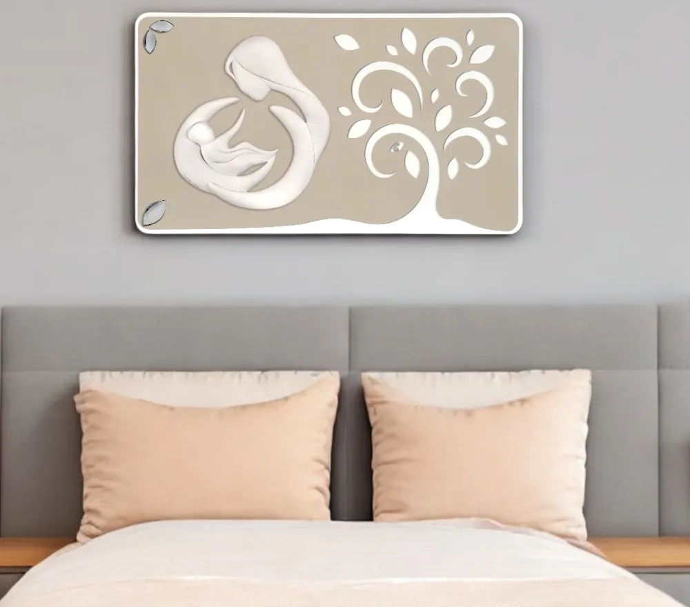 Capezzali-Bongelli Preziosi Capezzale sacra famiglia nocciola 105x60 moderno