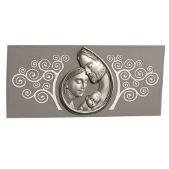 Capezzali-Selezionato da Mazzolaluce Capezzale sacra famiglia 80x40 argento avorio albero della vita tortora