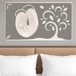 Capezzali-Bongelli Preziosi Capezzale sacra famiglia 105x60 grigio moderno