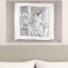 Capezzali-Selezionato da Mazzolaluce Capezzale tortora argento 45x35 sacra famiglia stile contemporaneo