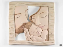 Capezzali-Selezionato da Mazzolaluce Capezzale 45x35 sacra famiglia colorata quadretto capoletto