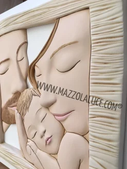 Capezzali-Selezionato da Mazzolaluce Capezzale 45x35 sacra famiglia colorata quadretto capoletto
