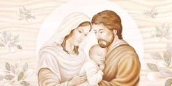 Capezzali-Selezionato da Mazzolaluce Capoletto cclassico 120x60 quadro capezzale sacra famiglia
