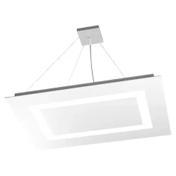 Lampadari Moderni-Top Light Carpet lampadario bianco led moderno 91w da salotto