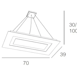 Lampadari Moderni-Top Light Carpet toplight lampadario moderno sabbia per soggiorno