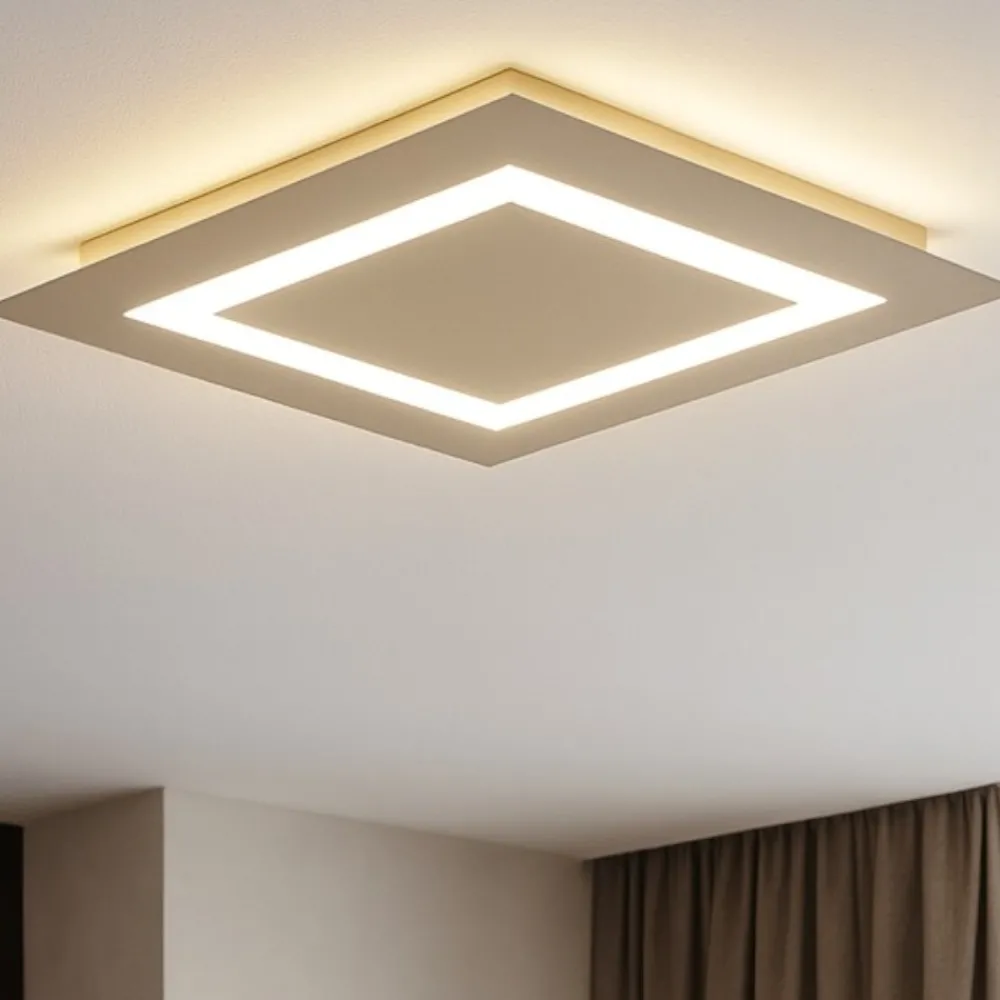 Plafoniere Moderne-Top Light Carpet toplight plafoniera da cucina moderna sabbia design quadrata