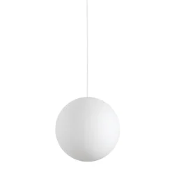 Lampadari Moderni-Ideal Lux Carta sp1 d60 lampadario moderno sfera bianca effetto carta