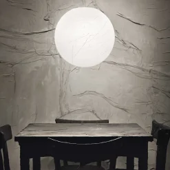 Lampadari Moderni-Ideal Lux Carta sp1 d30 lampadario sfera effetto carta