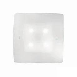 Plafoniere Moderne-Ideal Lux Celine pl4 plafoniera per camera da letto quadrata luminosa quadrata 49cm