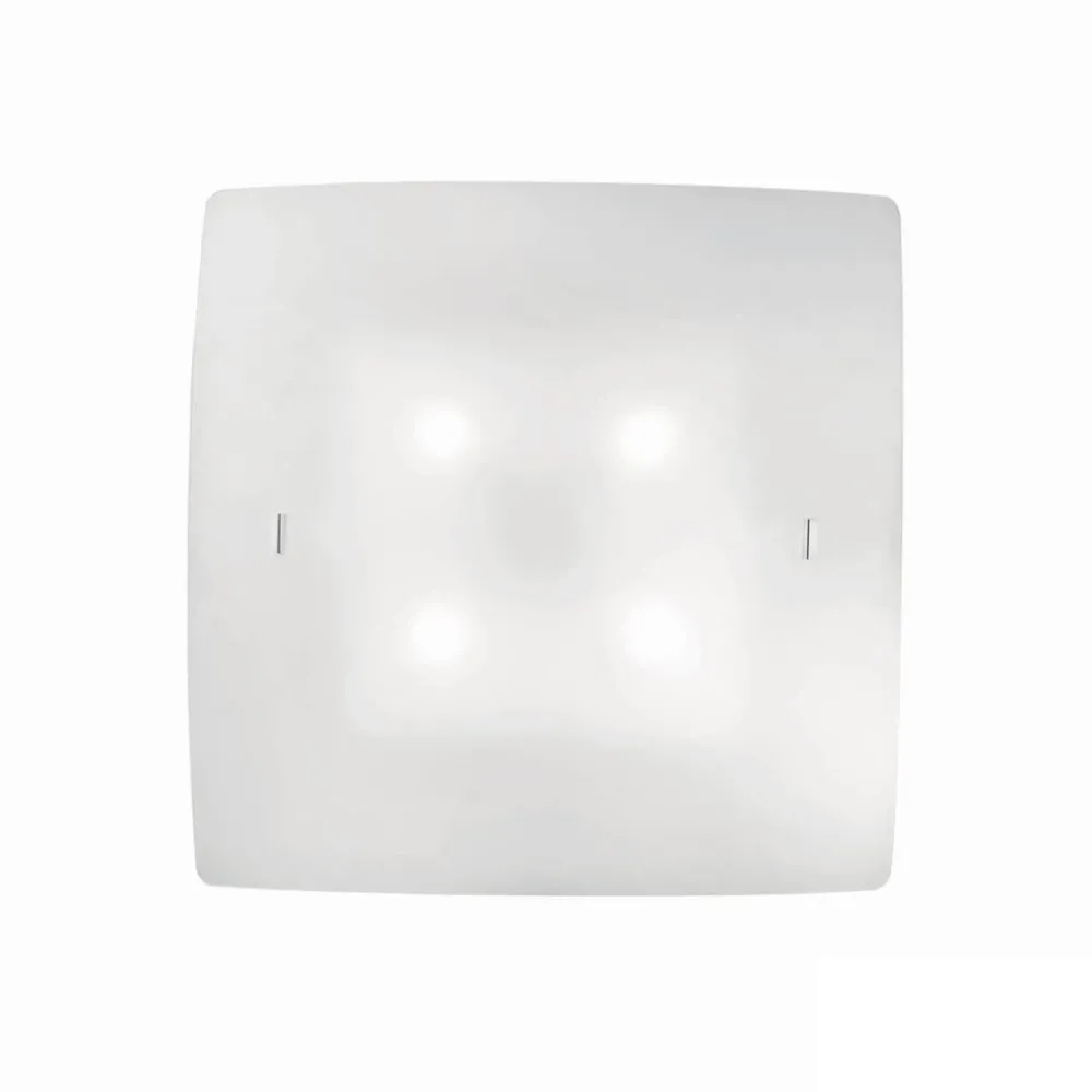 Plafoniere Moderne-Ideal Lux Celine pl4 plafoniera per camera da letto quadrata luminosa quadrata 49cm