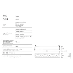 Faretti Da Incasso-IsyLuce Cestello faretti bianchi da incasso led 20w 3000k exacta