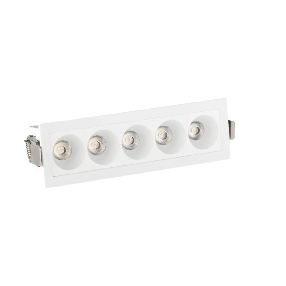 Faretti Da Incasso-IsyLuce Cestello faretti 10w 3000k da incasso exacta per controsoffitto