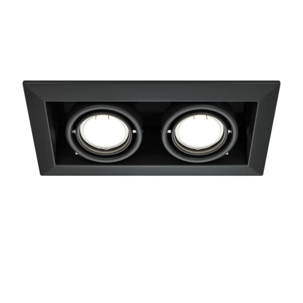 Faretti Da Incasso-Maytoni Cestello faretto da incasso soffitto nero metal modern