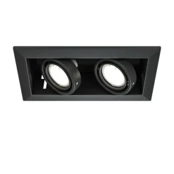 Faretti Da Incasso-Maytoni Cestello faretto da incasso soffitto nero metal modern