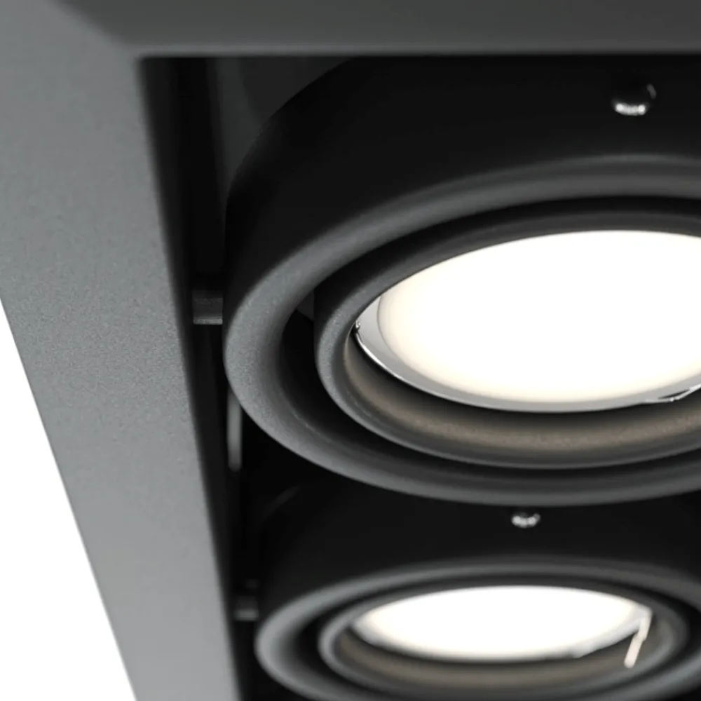 Faretti Da Incasso-Maytoni Cestello faretto da incasso soffitto nero metal modern