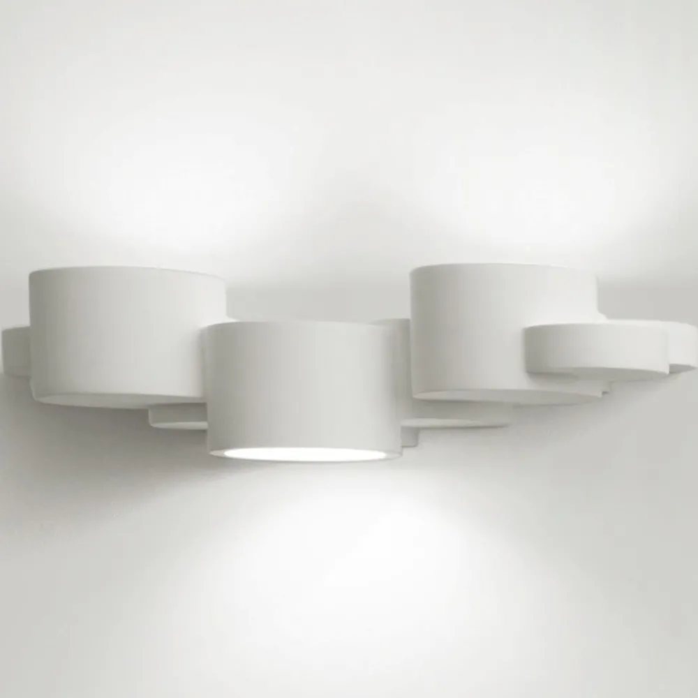 Applique Da Parete-Sforzin Illuminazione Chio sforzin applique di gesso design moderna bianca