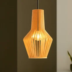 Lampade A Sospensione-Ideal Lux Citrus-3 sp1 lampada a sospensione legno per soggiorno
