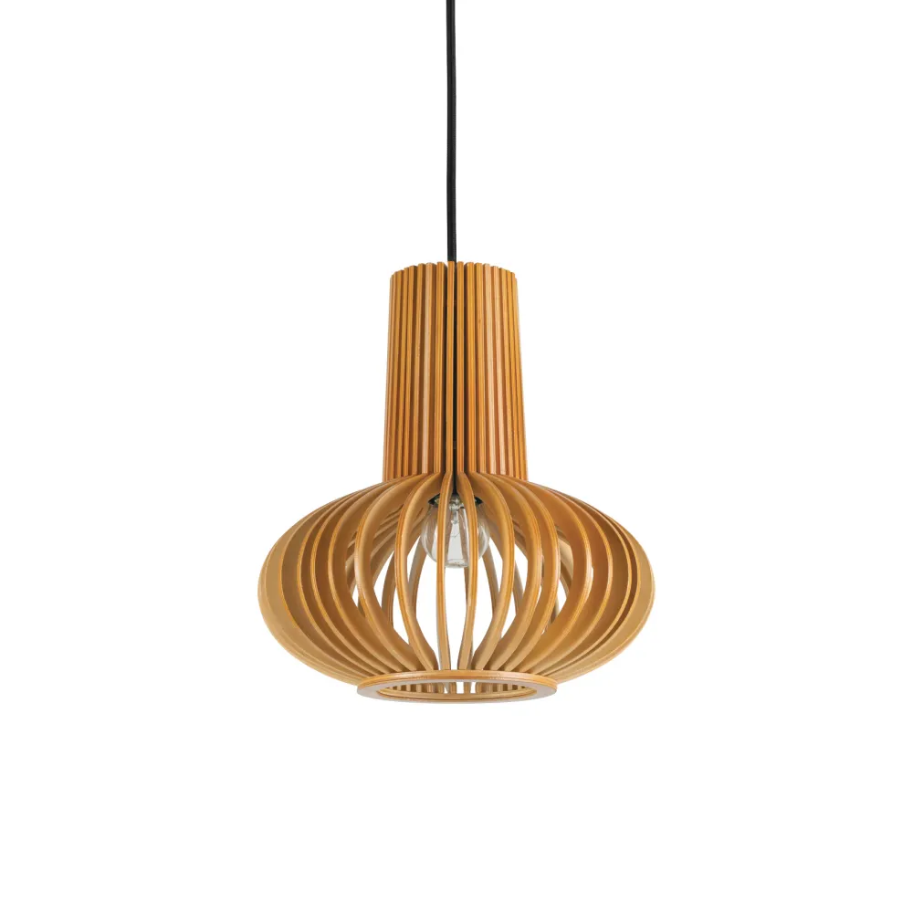 Lampade A Sospensione-Ideal Lux Citrus-2 sp1 lampada a sospensione legno