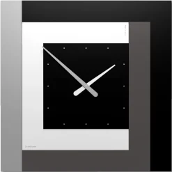 Orologi Da Parete Moderni-Selezionato da Mazzolaluce Clock63 moderno orologio da parete nero